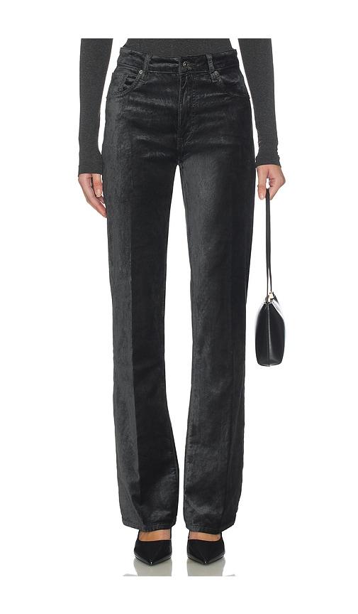 frame reboot pant in dark green.