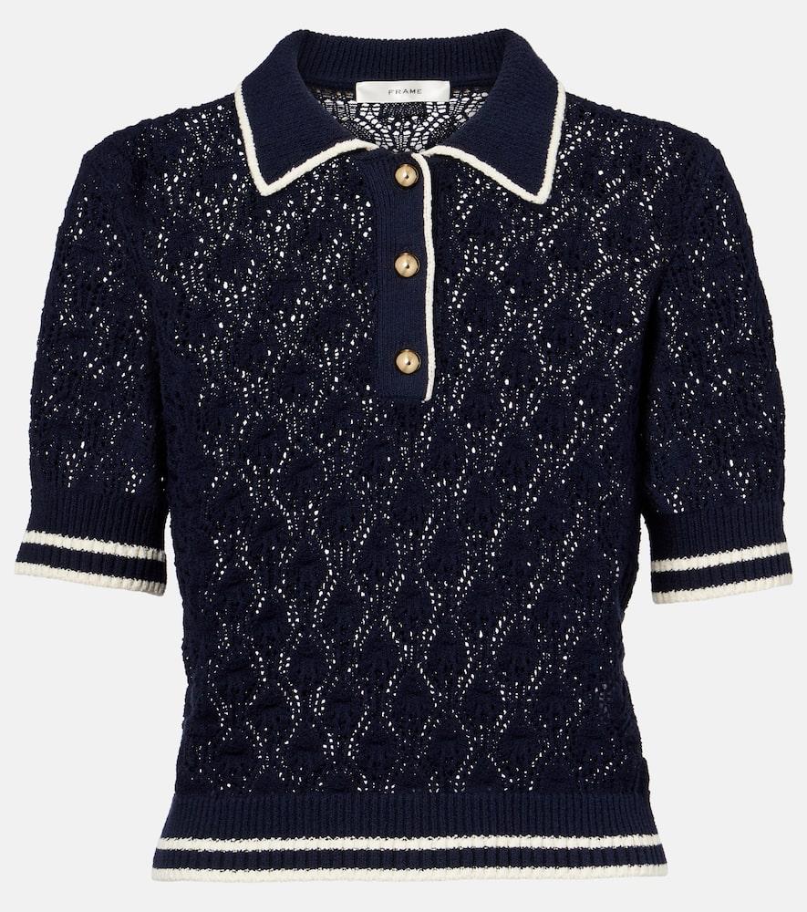 frame rookie knitted polo shirt