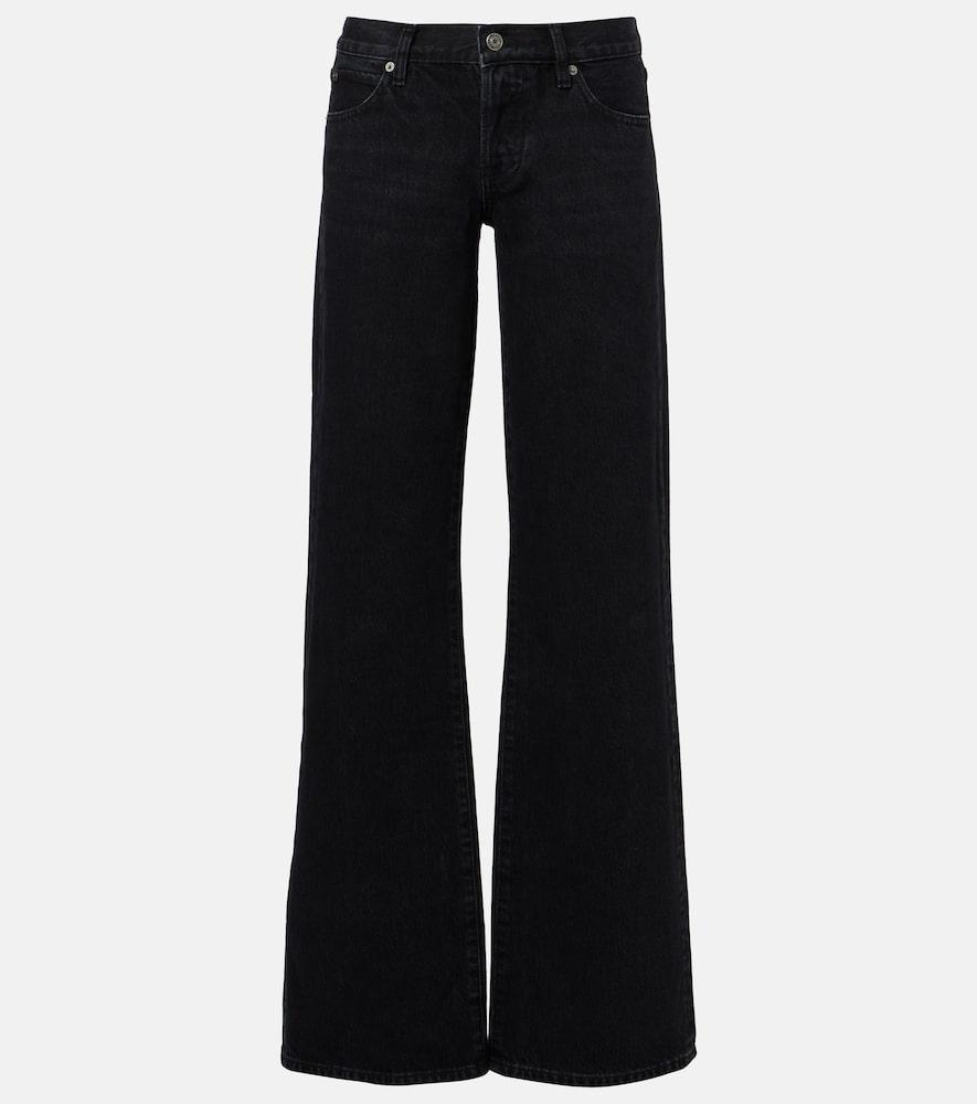 frame the gray straight jeans