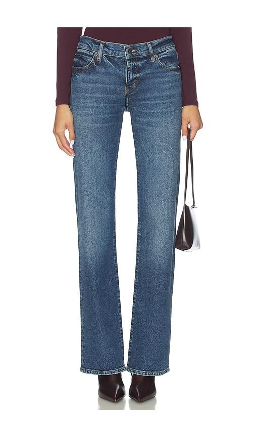 frame the rodeo jeans in blue.