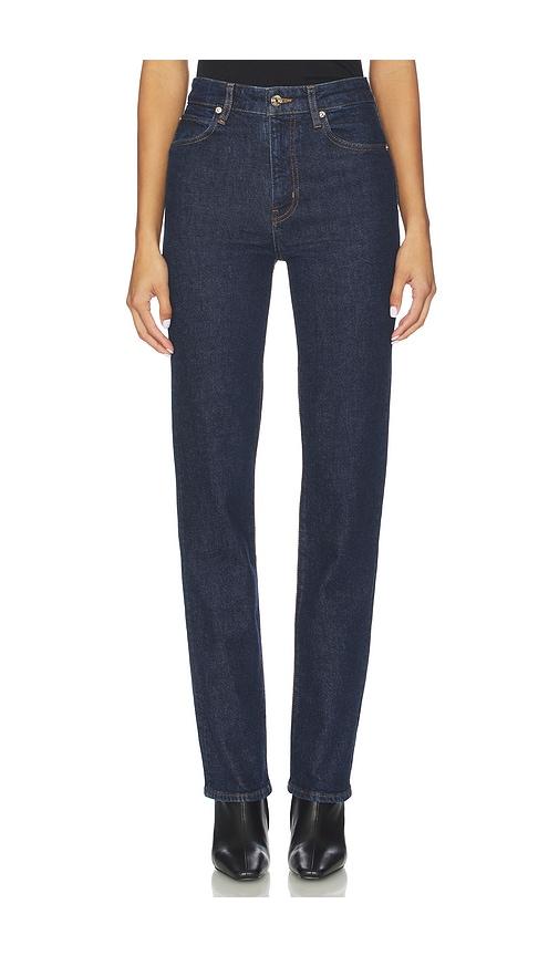 frame the ruler jeans in blue.