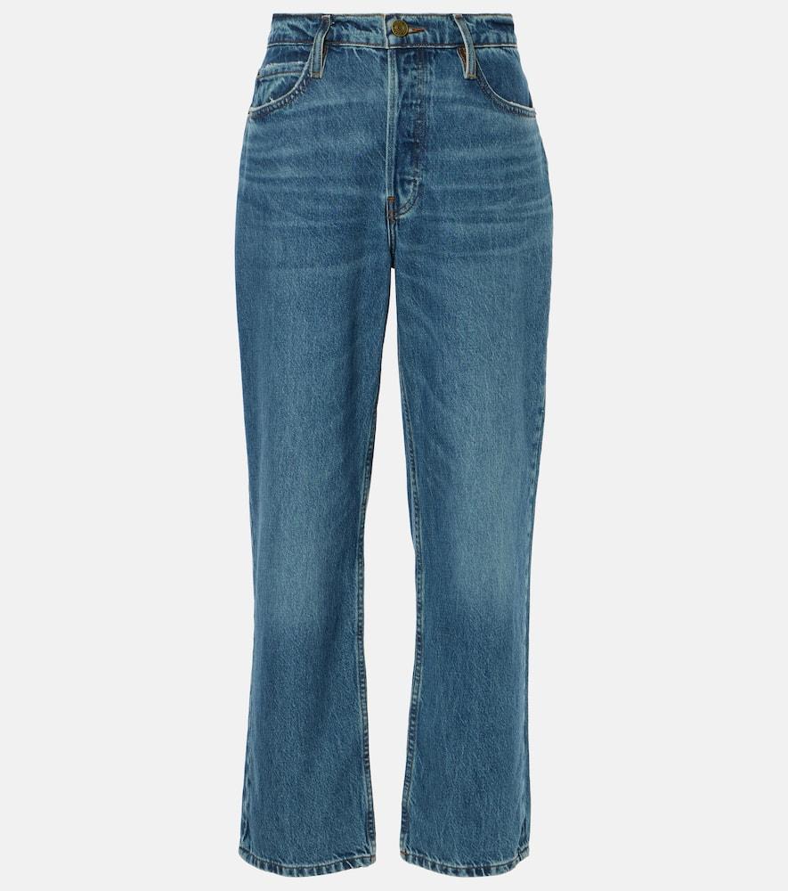 frame the slouchy straight jeans
