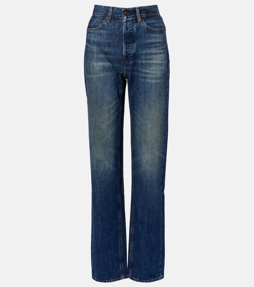 frame the stack straight jeans