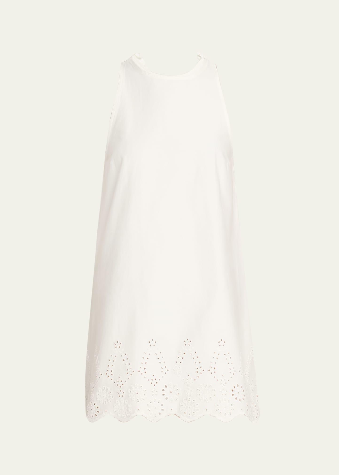 fran eyelet cotton dress