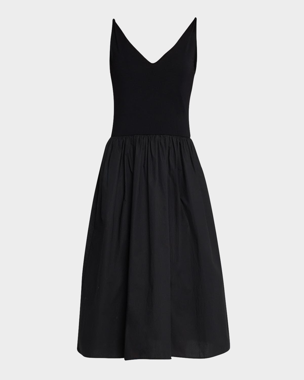 franca drop-waist midi dress