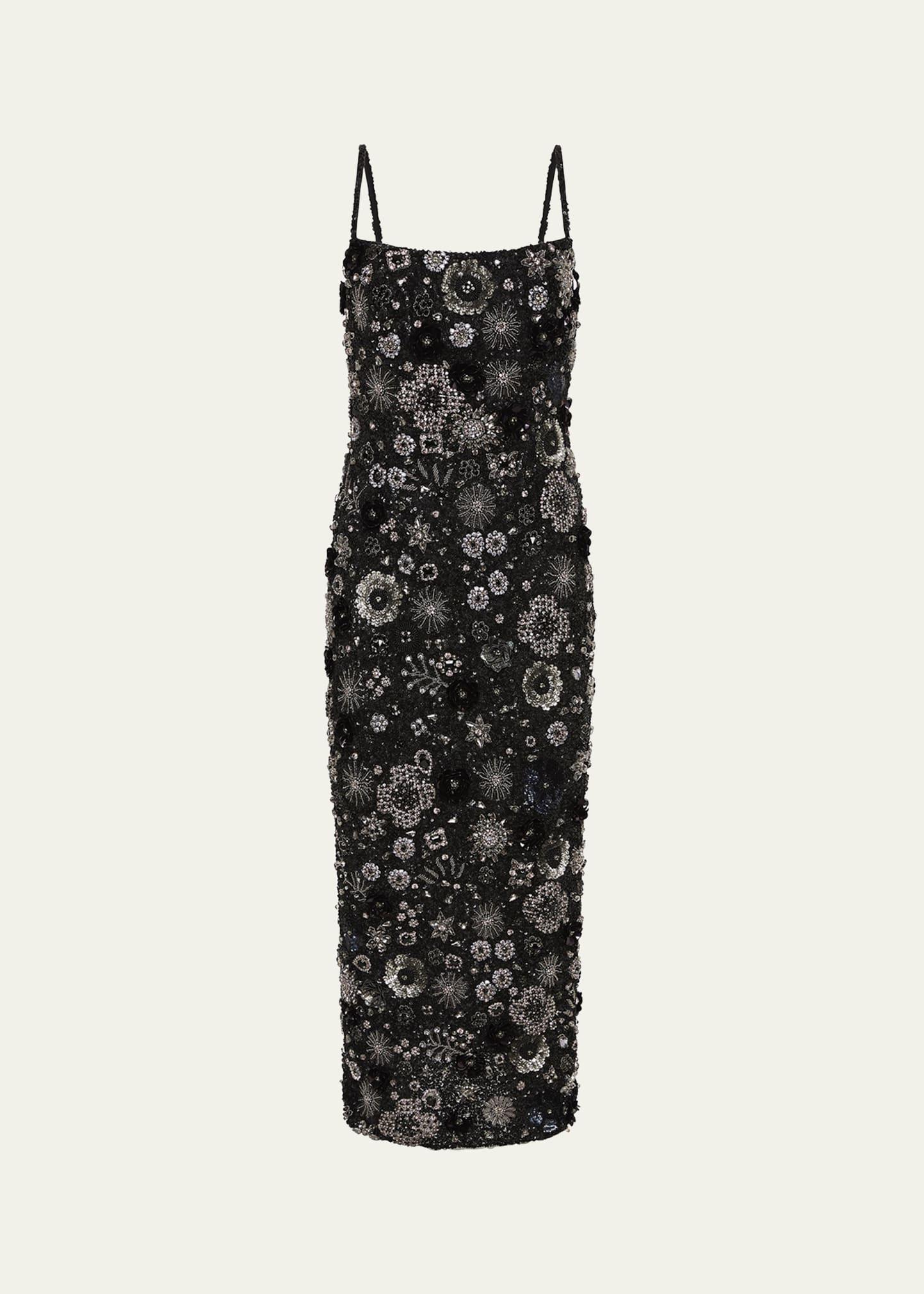 francesca floral embellished ankle gown