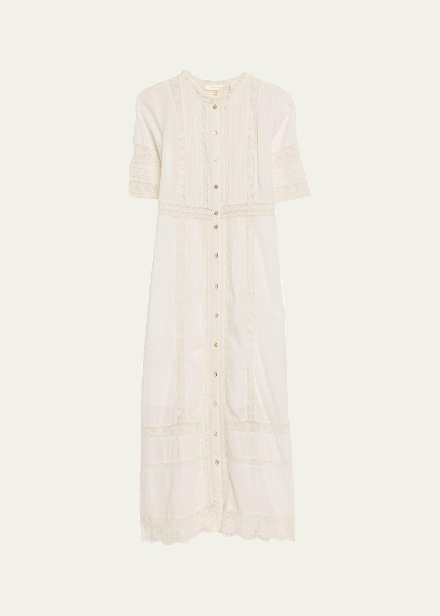 francilla cotton midi dress