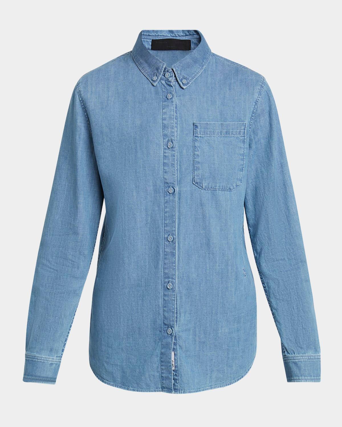 francis denim top