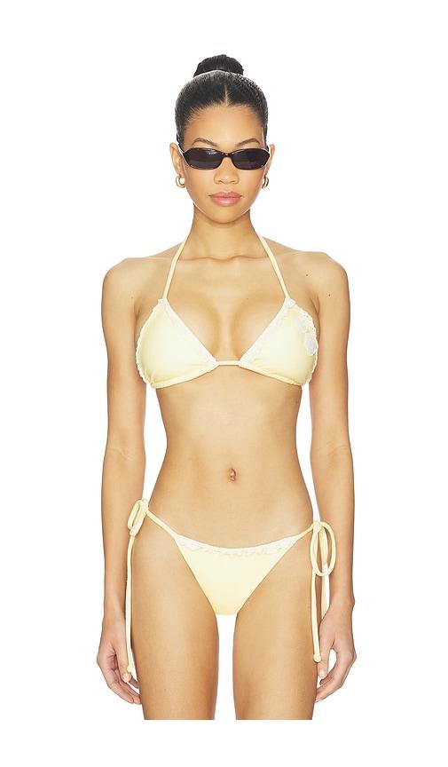frankies bikinis nick terry top in lemon.