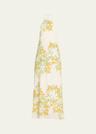 frannie floral print maxi dress