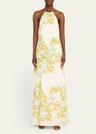 frannie floral print maxi dress