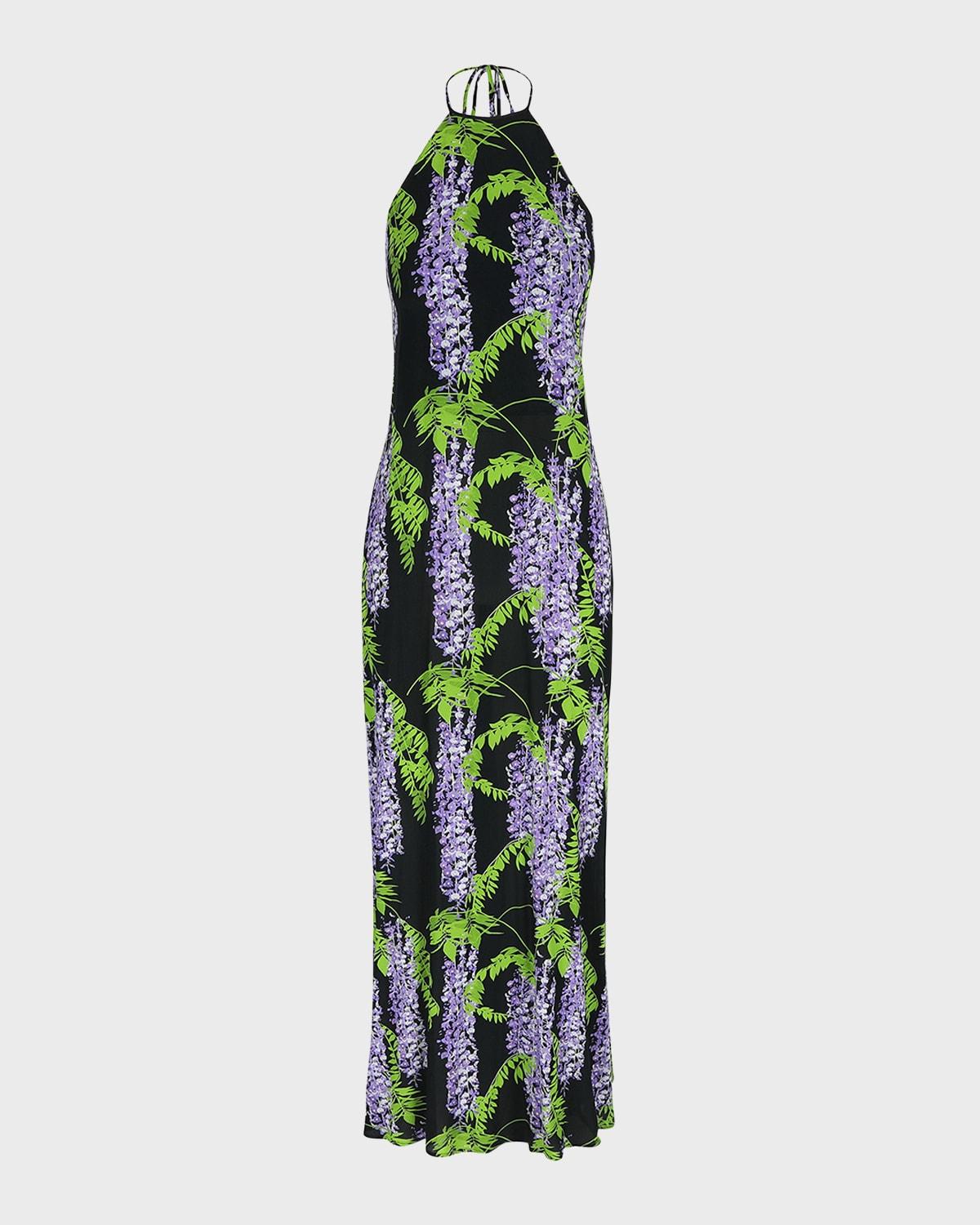 frannie floral print maxi dress