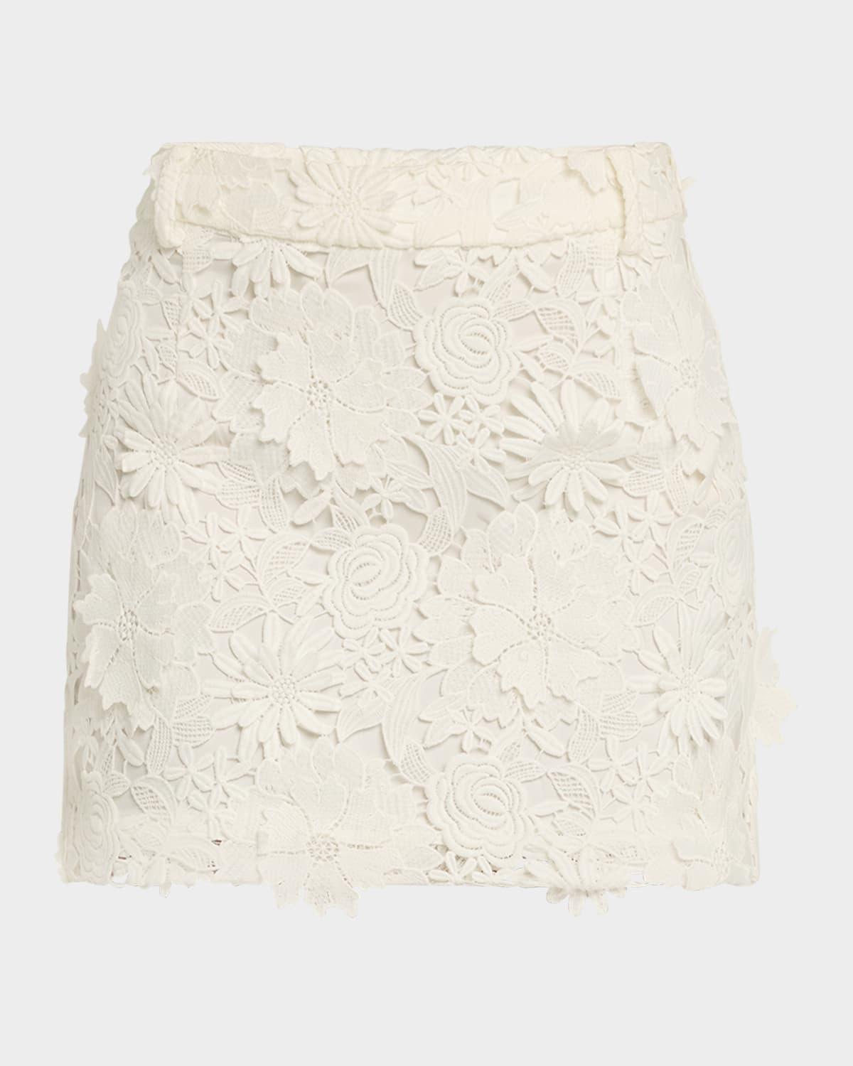 freddie lace mini skirt