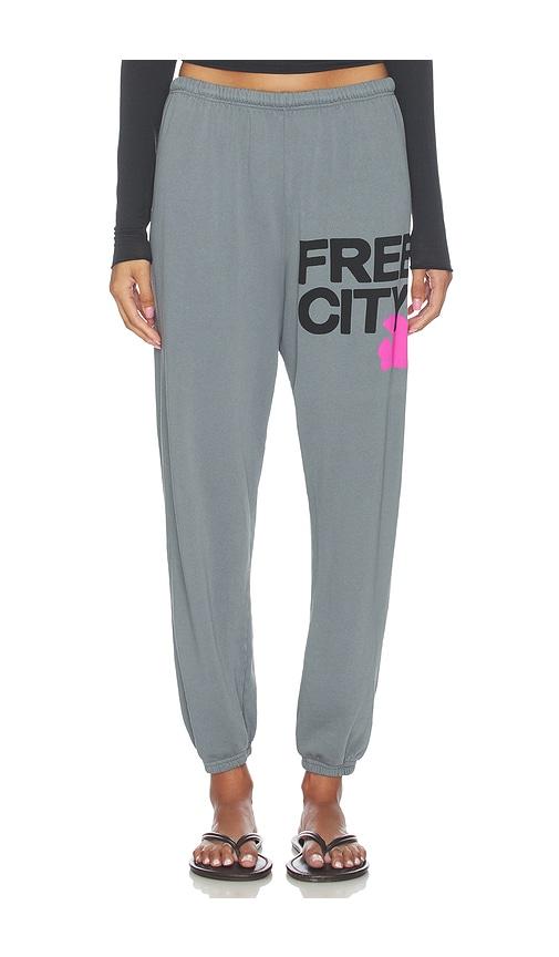 free city large sweatpant in grey.
