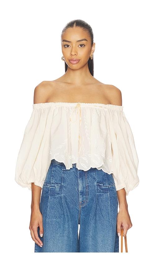 free people bali daydream melody top in white.
