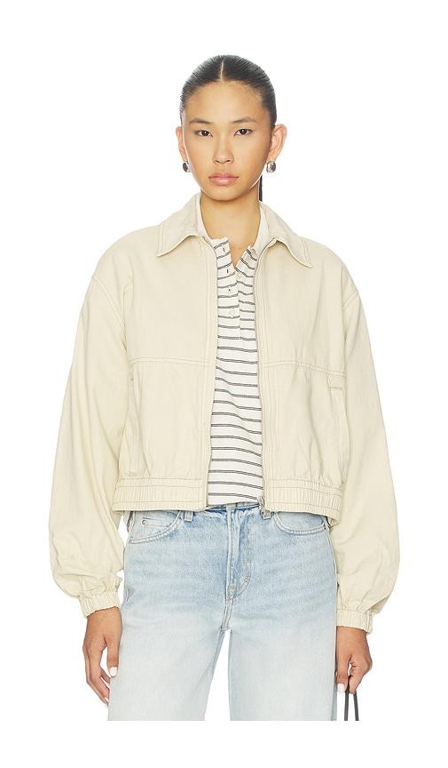 free people birdie jacket in tan.