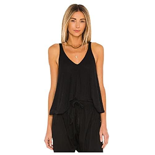 free people dani tank top black 2xs (women's 00)