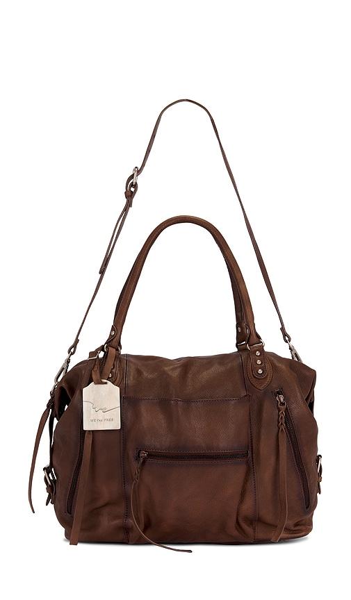 free people emerson tote in brown.