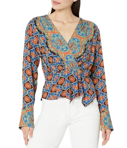 free people falling for you top blue combo sm (women's 4-6)