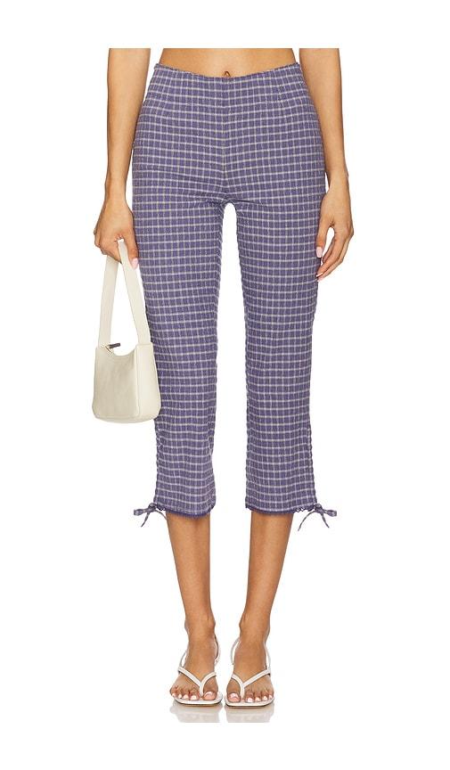free people feeling flirty slim capri pant in mauve.