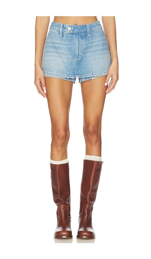 free people galivanting skort in blue.