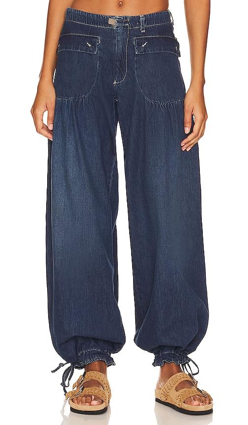 free people lotus jean in denim-dark.
