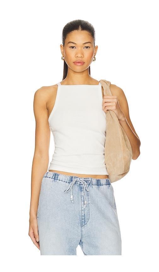 free people mia tank top in ivory.