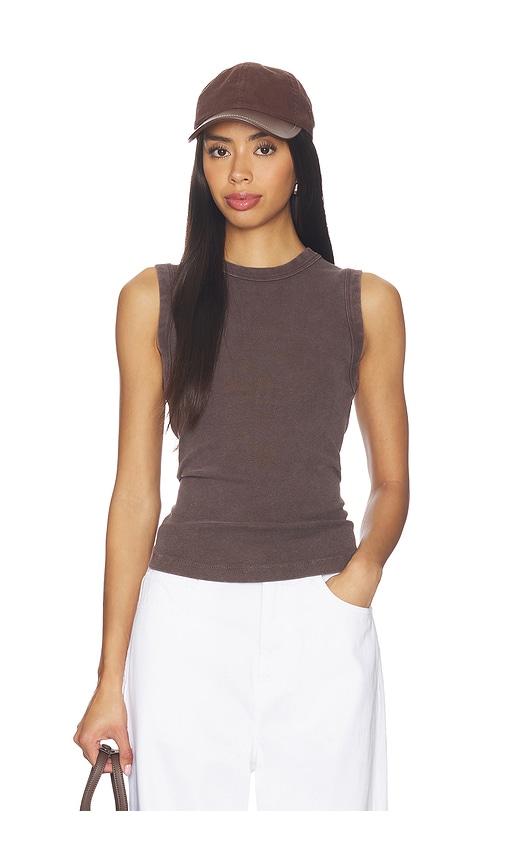 free people murphy tank in brown.