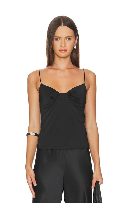 free people my way triangle cami in black.