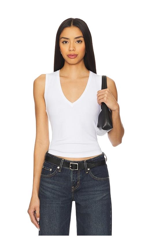 free people neria tank in white.