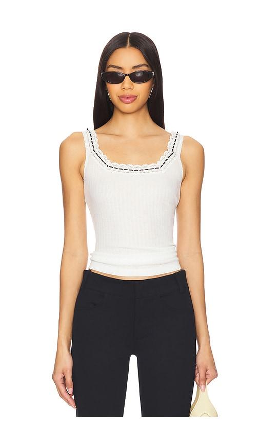 free people only you tank in ivory.