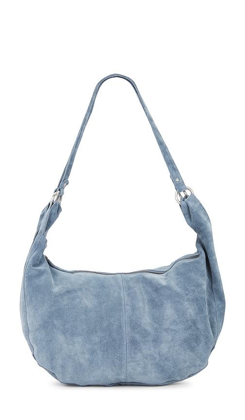 free people roma tote bag in blue.