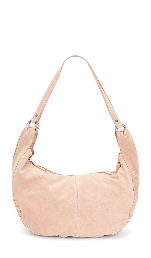 free people roma tote bag in pink.