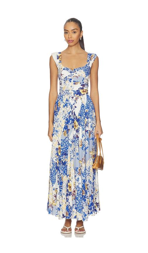 free people sasha maxi dress in blue.