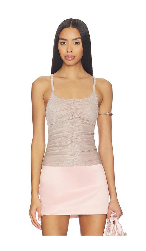 free people shimmer shimmer cami lure in rose.