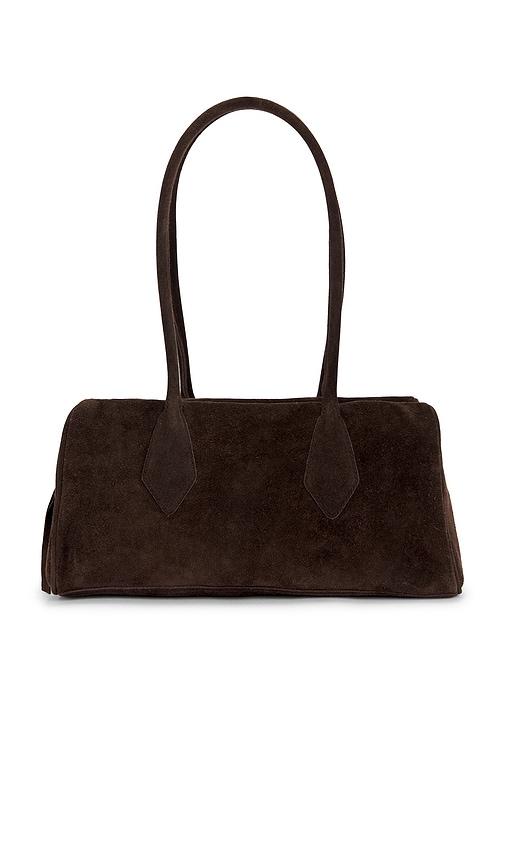 free people sierra shoulder bag in chocolate.