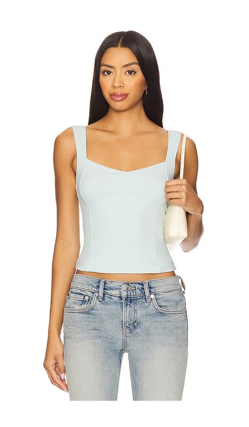 free people somewhere something cami in baby blue.