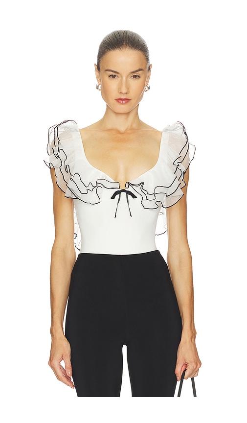free people sugar rush bodysuit in ivory.