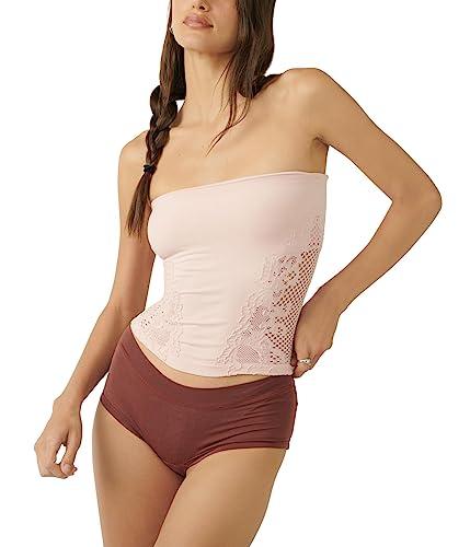 free people talk about it tube silver pink md-lg (us women's 8-14)