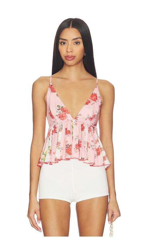 free people tillie top in pink.