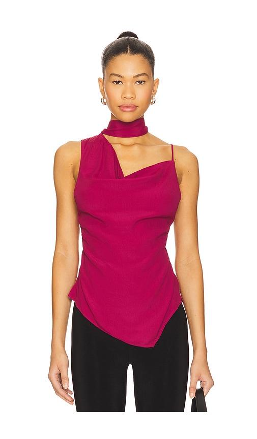 free people true to you tank in burgundy.