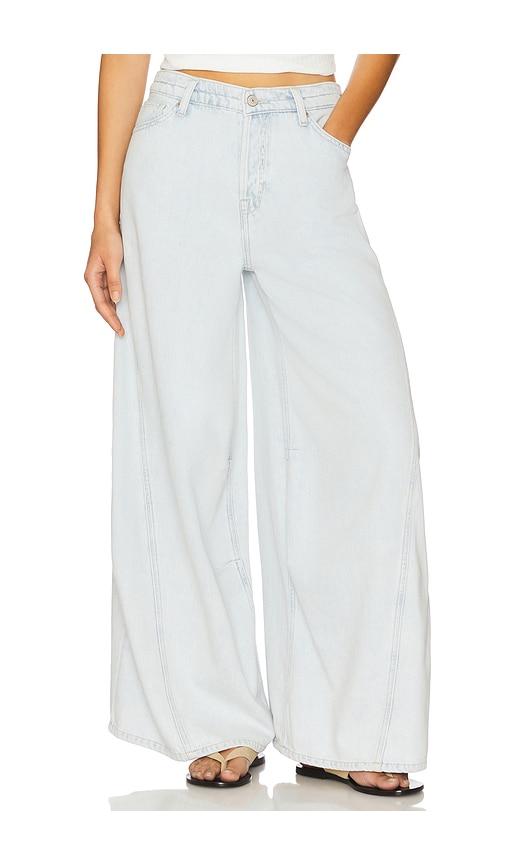 free people westward demi jeans in blue.