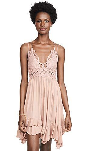 free people women's adella slip dress, rose, pink, s