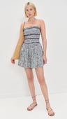 free people women's bali checked out printed, gardenia combo