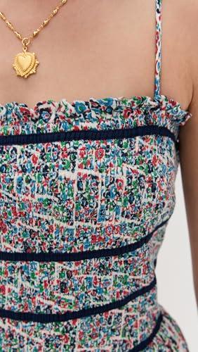 free people women's bali checked out printed, gardenia combo