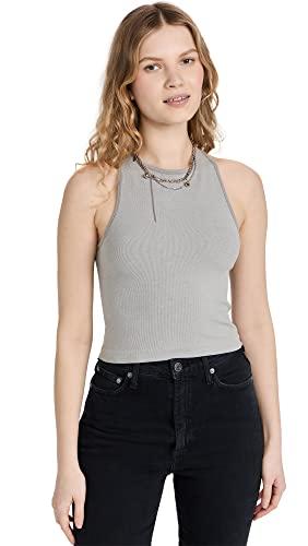 free people women's hayley racerback brami, heather grey, xs/s