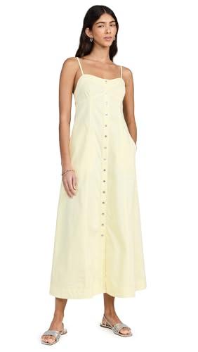 free people women's just jill maxi, yellow medium