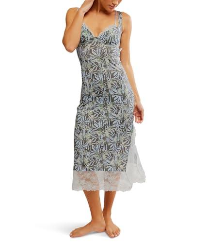 free people women's party crasher midi slip, seafoam combo