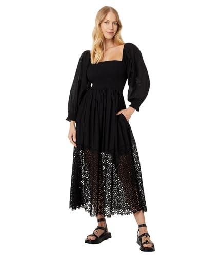 free people women's perfect storm midi, black