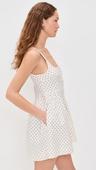 free people women's printed astrid mini, ivory combo